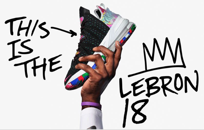LeBron	18 sneaker design: speed + power