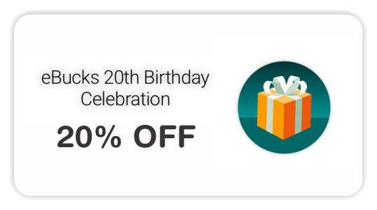 eBucks celebrates their 20th Birthday