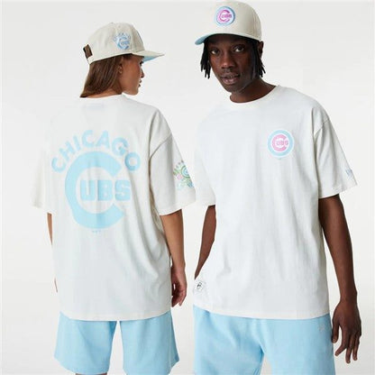 NEW ERA MBL CHICAGO CUBS PASTEL OVER-SIZED TEE