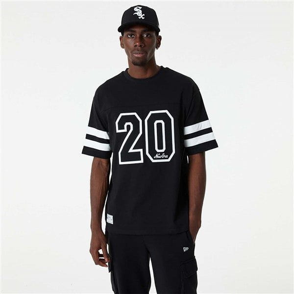 NEW ERA OVER-SIZED STATEMENT STRIPE TEE