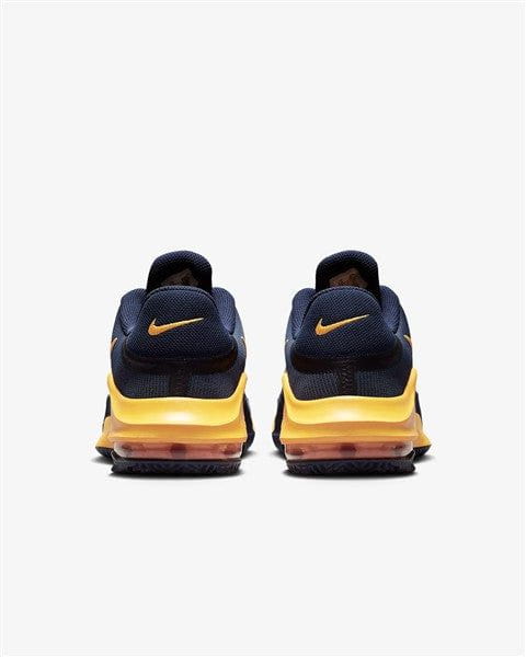 Navy blue and gold 2024 nikes