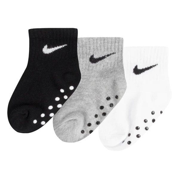 NIKE CORE SWOOSH 3-PACK GRIPPER SOCKS_ INFANTS - The Cross Trainer