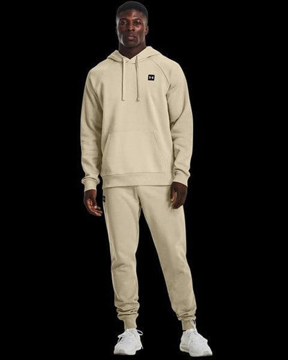 UNDER ARMOUR RIVAL FLEECE JOGGERS/ BEIGE - The Cross Trainer
