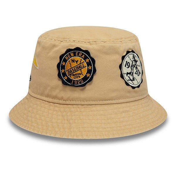 NEW ERA HERITAGE ALL OVER PATCH BUCKET HAT