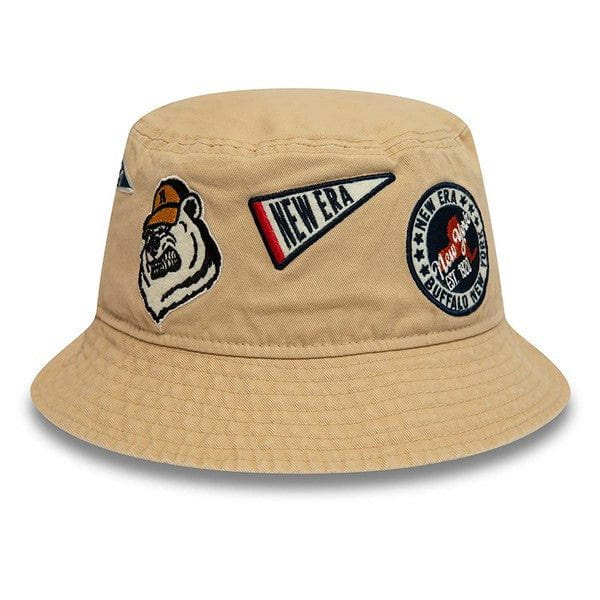 NEW ERA HERITAGE ALL OVER PATCH BUCKET HAT