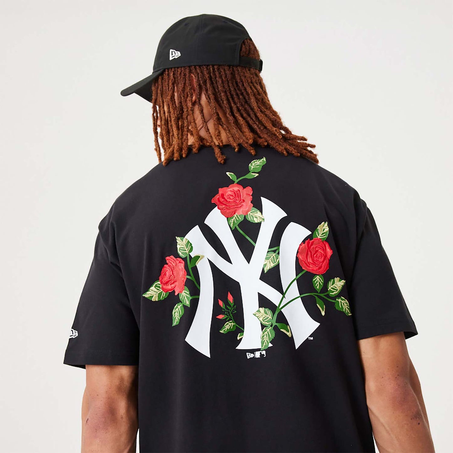NEW ERA NY YANKEES MLB FLORAL GRAPHIC OVER-SIZED TEE