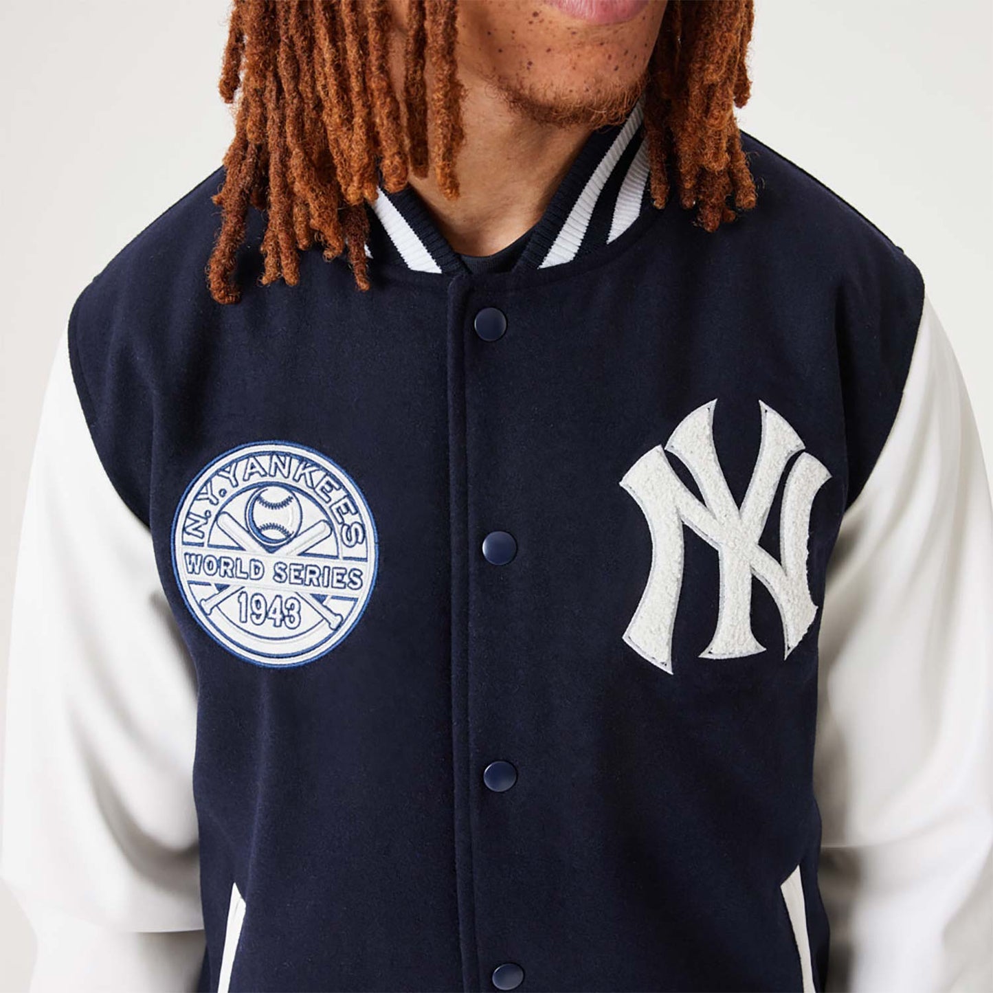 Majestic New York Yankees Varsity Jacket in Green for Men